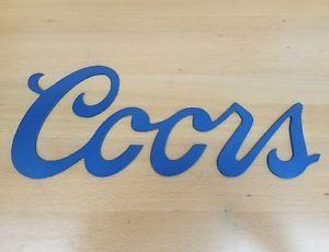 Coors Original Logo - Coors Original metal wall art plasma cut decor light beer gift idea ...