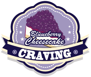 Cheesecake Logo - Blueberry Cheesecake Logo