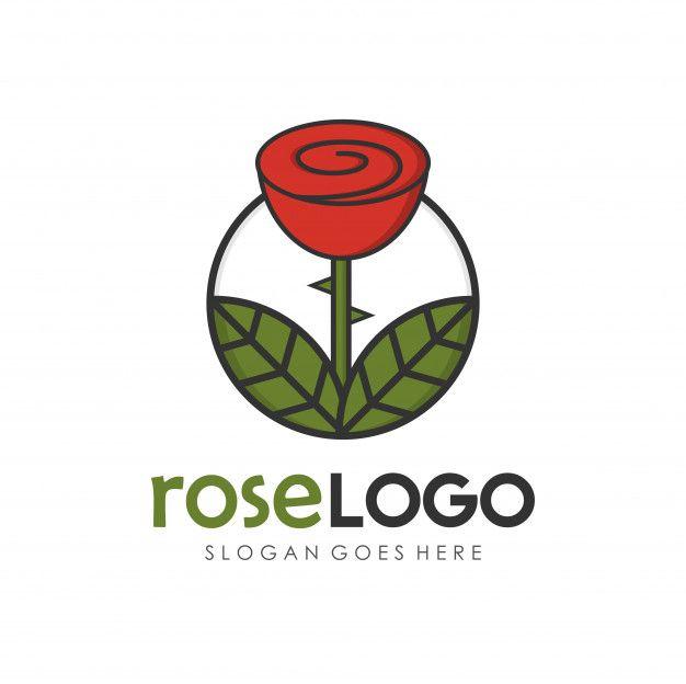 Rose Flower Logo - Rose flower logo design template Vector | Premium Download