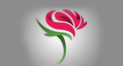 Rose Flower Logo - Rose Flower: Rose Flower Logo
