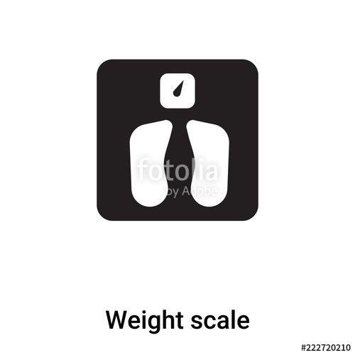 Weight Scale Logo - Weight scale icon vector isolated on white background, logo concept