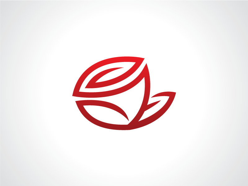 Rose Flower Logo - Fallen Rose Flower Logo Template by Heavtryq | Dribbble | Dribbble