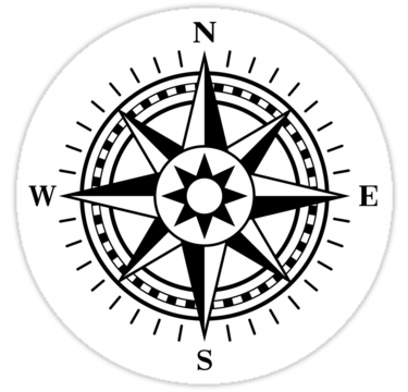 Compass Black and White Logo - Compass Rose PNG Black And White Transparent Compass Rose Black