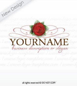 Rose Flower Logo - Logo Design Rose Flower #9530 | Logo Templates - create a logo with ...