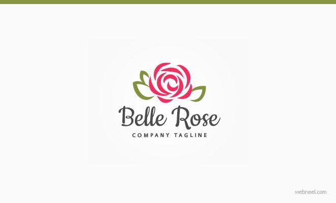 Rose Flower Logo - rose flower logo