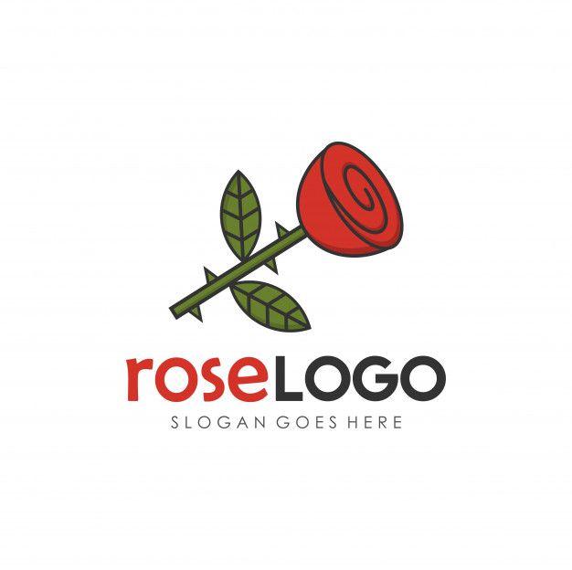 Rose Flower Logo - Rose flower logo design template Vector