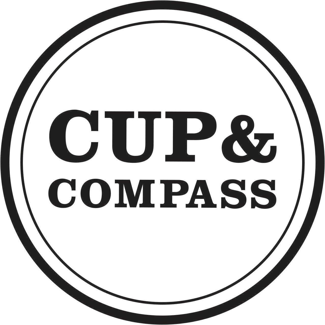 Compass Black and White Logo - Cup & Compass