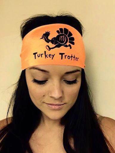 Hippie Runner Logo - Turkey Trotter Thanksgiving