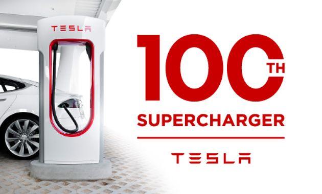 Tesla Supercharger Logo - Tesla opens 100th Supercharger. in a state where sales are banned