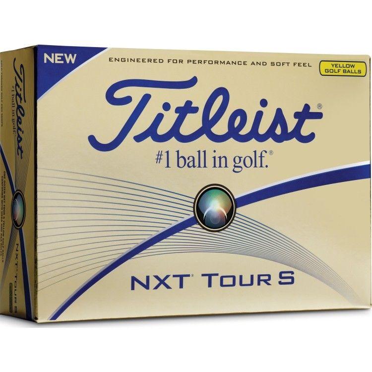 Yellow S Logo - Titleist NXT Tour S Logo Yellow Golf Balls