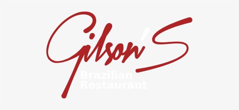 Brazilian Restaurant Logo - Logo Gilson's Brazilian Restaurant Red White 100 - Gilson's ...