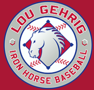 Horse Baseball Logo - LOU GEHRIG IRON HORSE BLUE