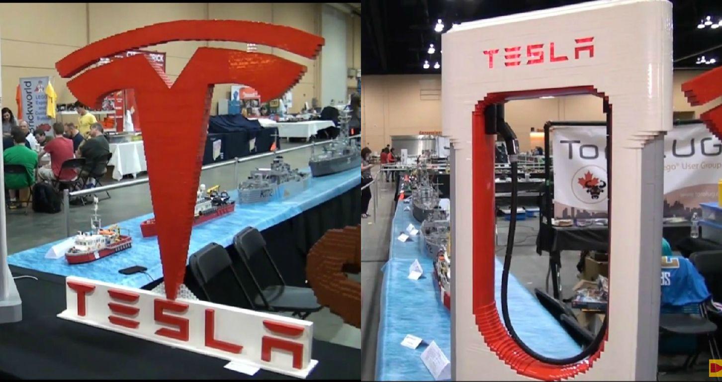 Tesla Supercharger Logo - Tesla Motors LEGO Logo and Supercharger Makes Us Want a Model S Made