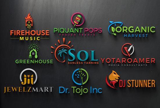 Unique Logo - I'll design a professional and unique logo for you for $15 - SEOClerks