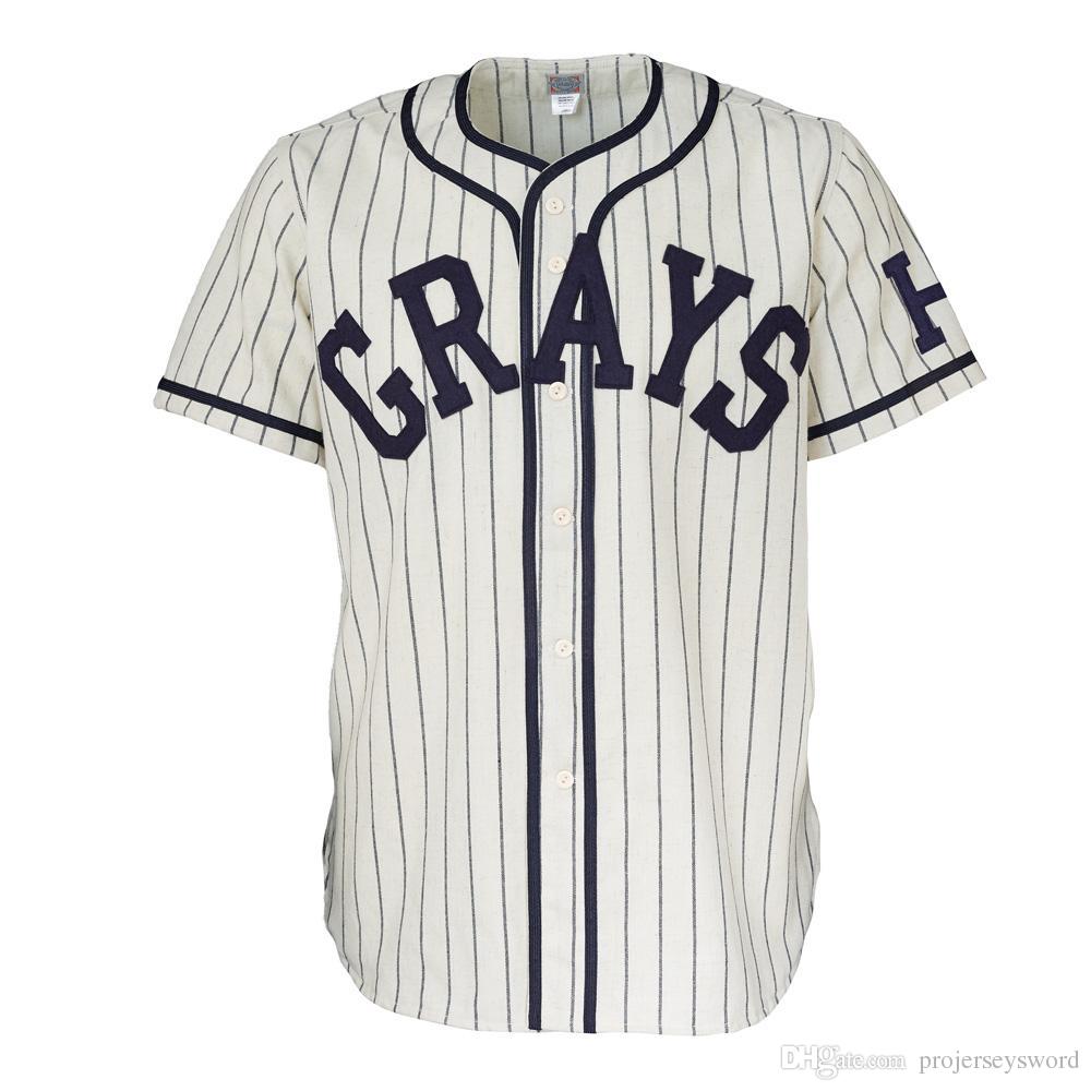 Grays Baseball Logo - 2019 Homestead Grays 1939 Home Jersey 100% Stitched Embroidery Logos ...