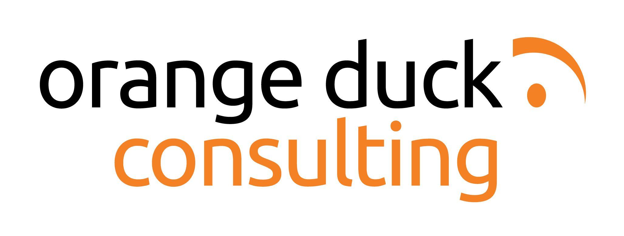 Orange Duck Logo - orange duck consulting