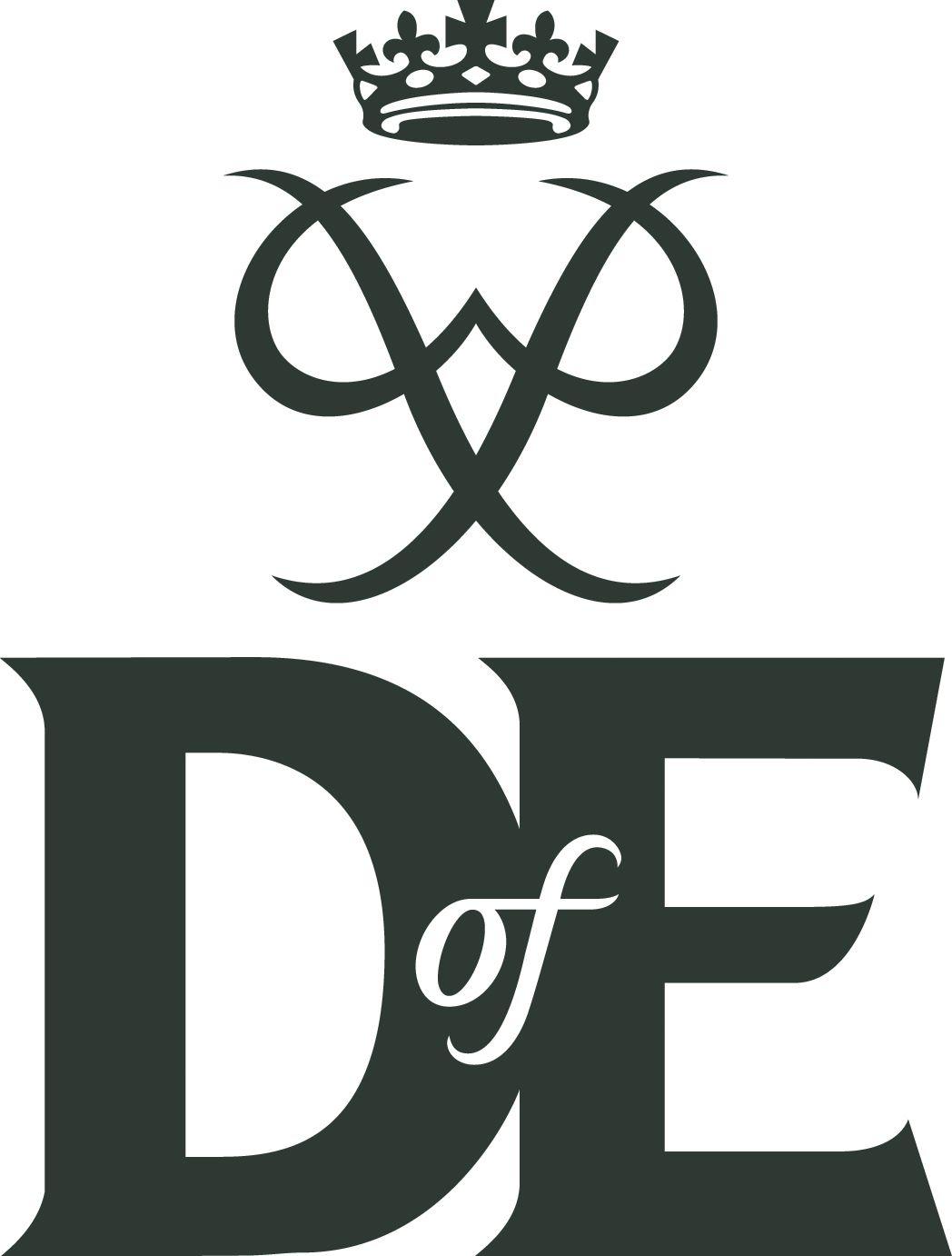 Black and White E Logo - Duke of Edinburgh award