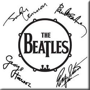 Beatles Drum Logo - The Beatles Metal Fridge Magnet Signed Drum Logo Album Cover Fan