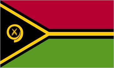 Red Triangle Flag Logo - Flag of Vanuatu | Britannica.com