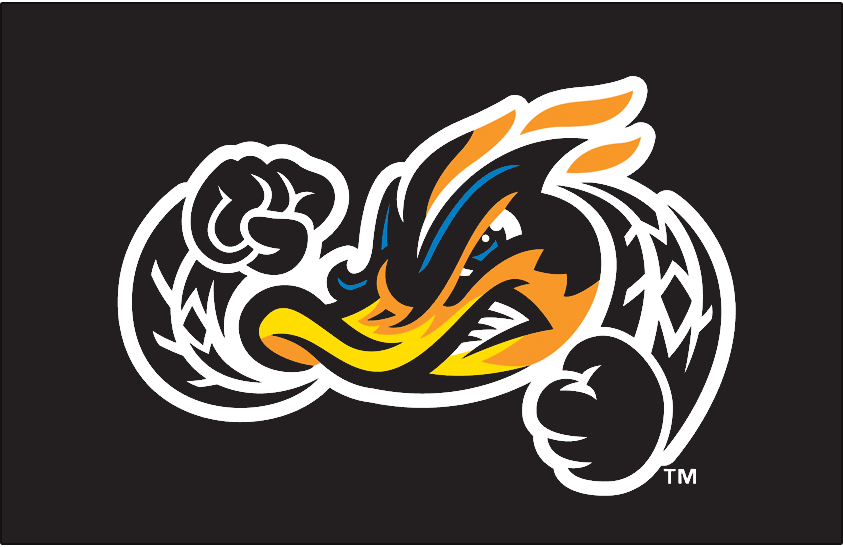 Orange Duck Logo - akron rubberducks | Akron RubberDucks Cap Logo (2014) - A orange ...