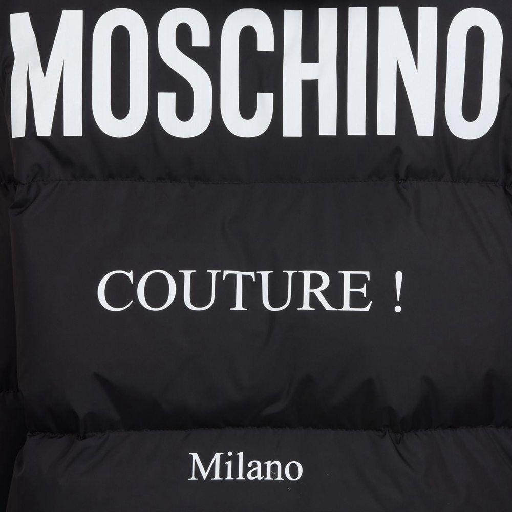 Popular Store Logo - Authentic Moschino Online Store Logo Puffer Coat With