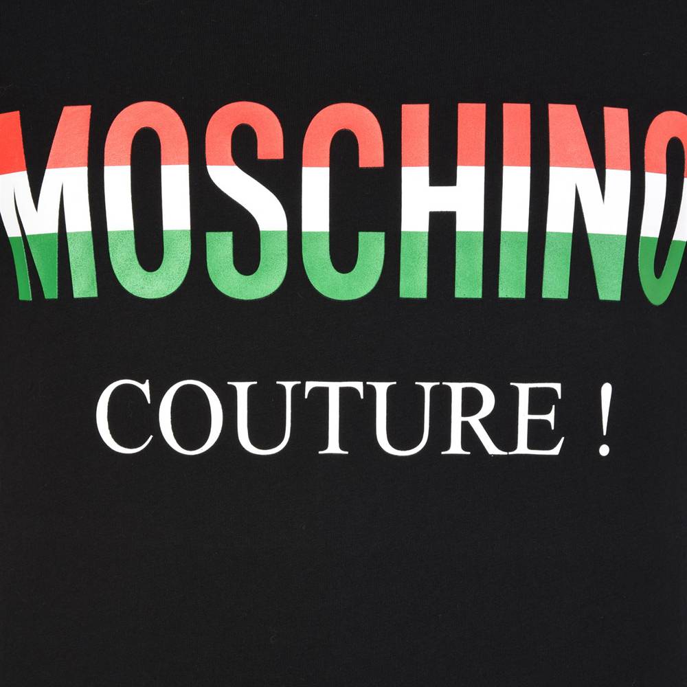 Popular Store Logo - Authentic Moschino Store - Moschino Couture Logo T Shirt With BLACK ...