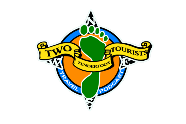 Two Silver Boomerangs Logo - Two Tenderfoot Tourists