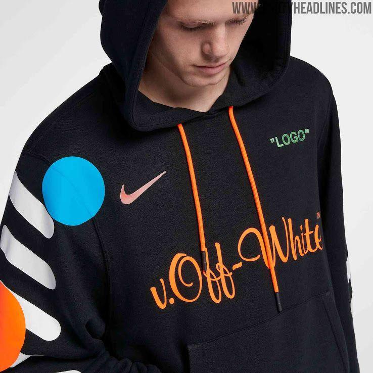 Off Ehite V Logo - 90+ Pics: Nike x Off-White 'Football, Mon Amour' 2018 World Cup ...