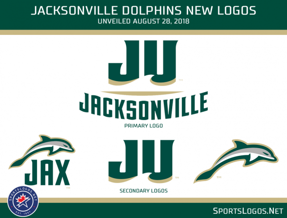 Jacksonville Dolphins Logo - Jacksonville Dolphins Unveil Bold New Logos, Colours | Chris ...