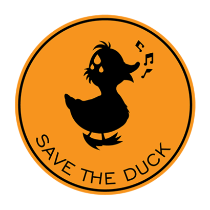 Orange Duck Logo - Save The Duck USA Store - A New Generation of Earth Friendly Jackets