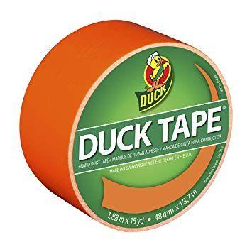 Orange Duck Logo - Duck Brand 1265019 Color Duct Tape, Neon Orange, 1.88