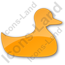 Orange Duck Logo - Duck Plain Orange Icon, PNG/ICO Icons, 256x256, 128x128, 64x64 ...