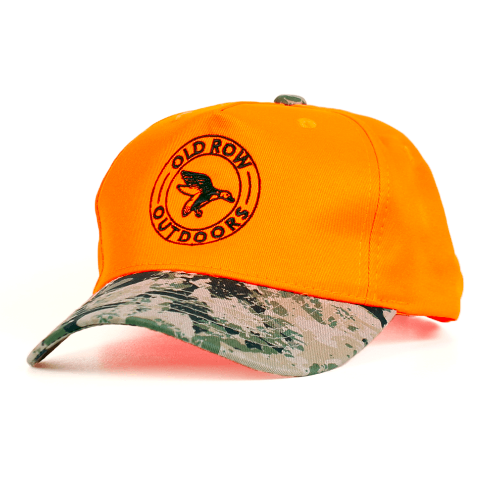 Orange Duck Logo - Old Row Outdoors Hunter Orange Duck Hat | Old Row