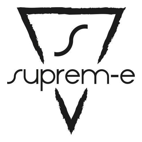 Black and White E Logo - Suprem-e Official Online Store