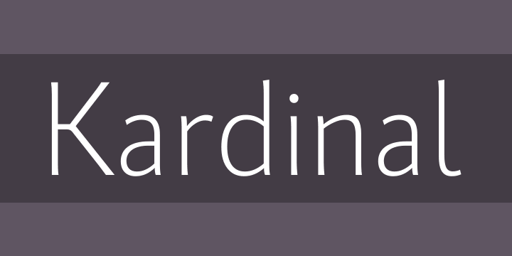 Kardinal Logo - Kardinal Font Free by Letter Soup Font Squirrel