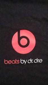 Black Beats Logo - 10 - Beats by Dr. Dre Black T-Shirt with Red Logo 100% Cotton M/L/XL ...