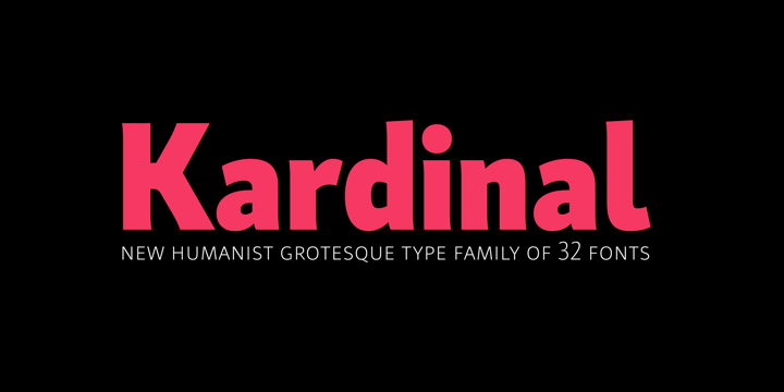 Kardinal Logo - Kardinal Font Family