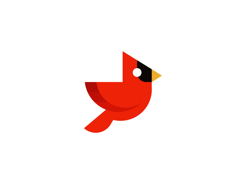 Kardinal Logo - Cardinal / bird / logo design