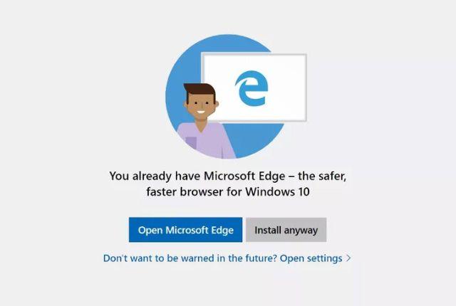 Chrome Windows Logo - Windows 10 drops Chrome and Firefox install warning