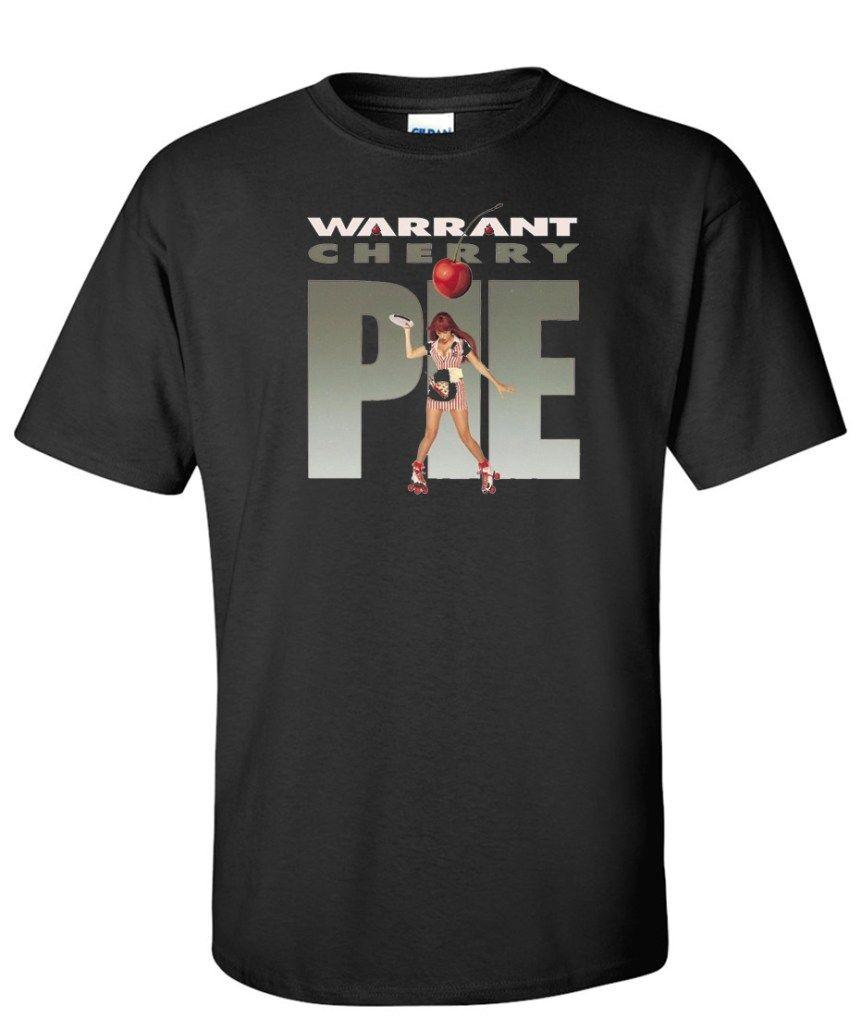 Warrant Band Logo - Warrant Cherry Pie Music Band Logo Graphic T Shirt
