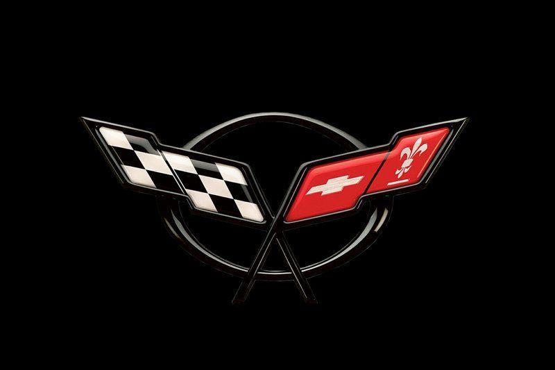 C5 Corvette Logo - Evolution Of The Corvette And The Crossed Flags Logo