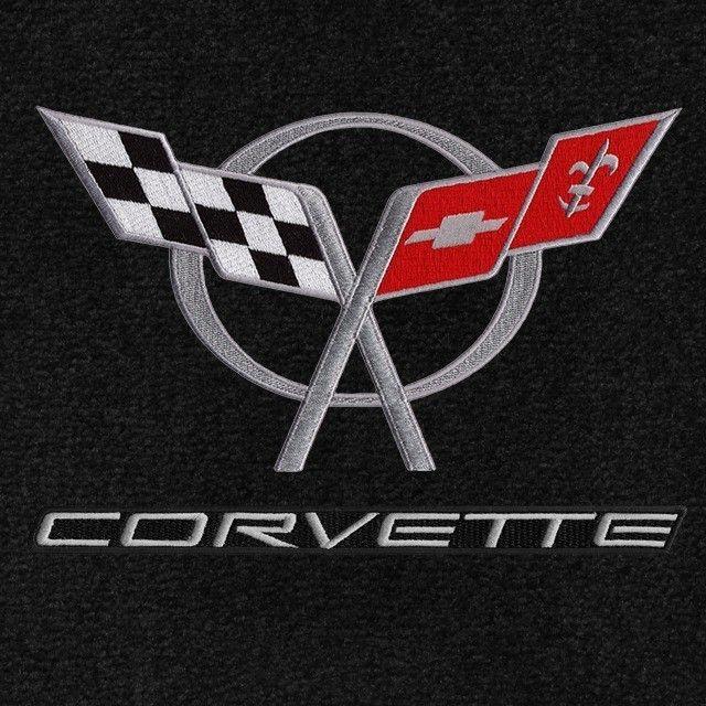 C5 Corvette Logo - C5 Lloyd Ultimat Corvette Double Logo Floor Mats - Corvette Store Online