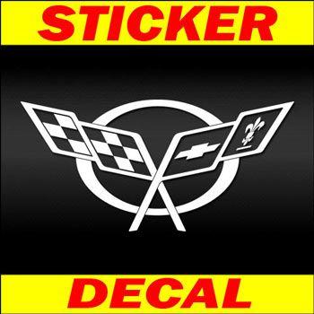C5 Corvette Logo - Corvette C5 Logo Decal Sticker Emblem. Shine Graffix.com