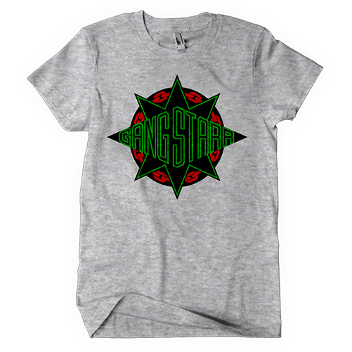 Black Red and Green Logo - Gang Starr Red Black Green Logo Tee