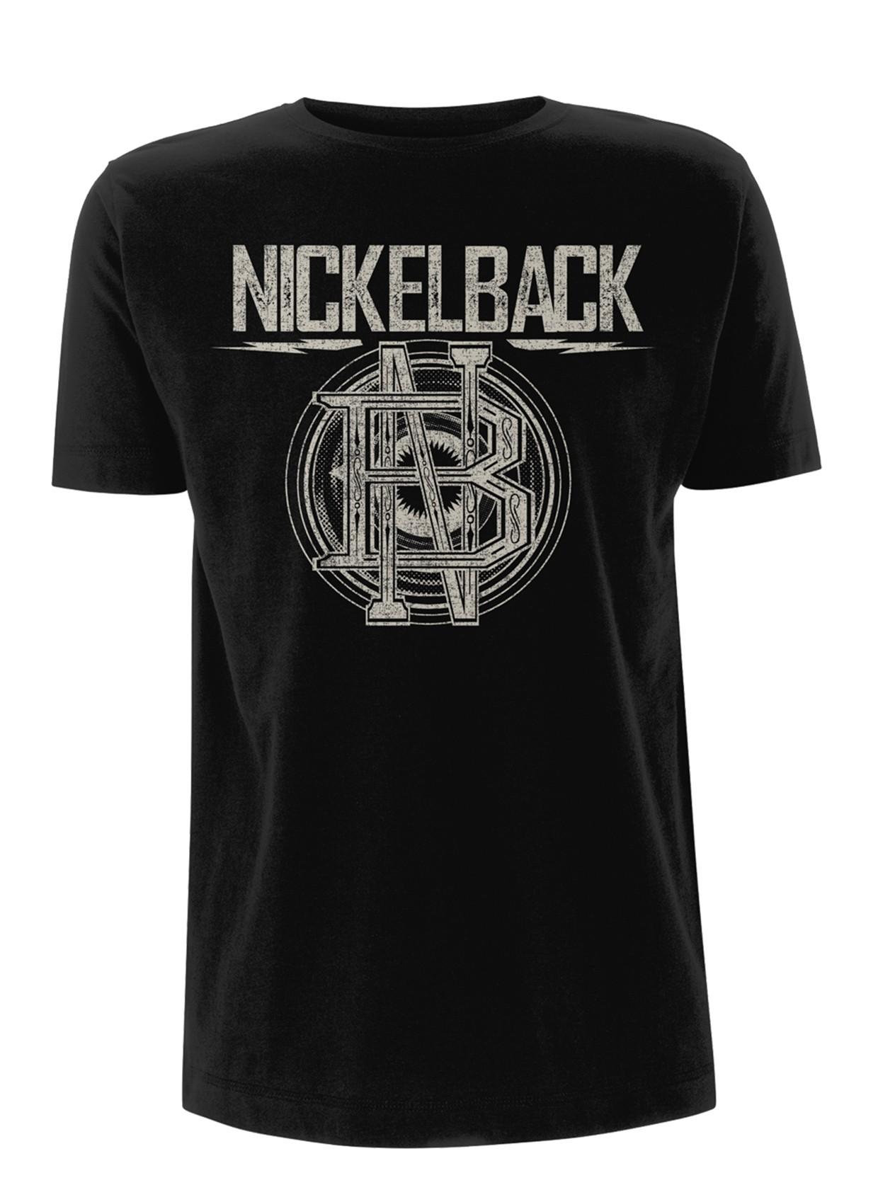 Nickelback Logo - Nickelback - Logo Circle (NEW MENS T-SHIRT ) | eBay