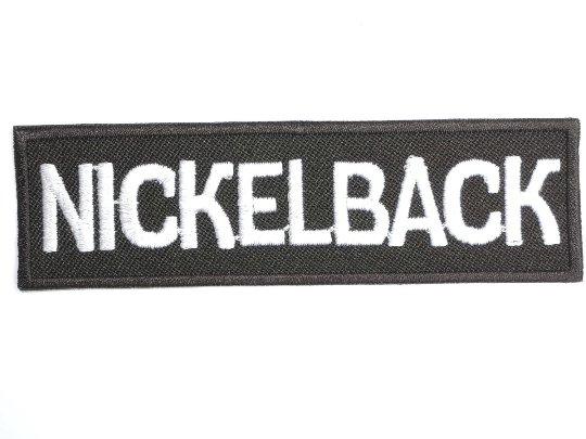 Nickelback Logo - NICKELBACK Logo Iron On Embroidered Patch 3.9