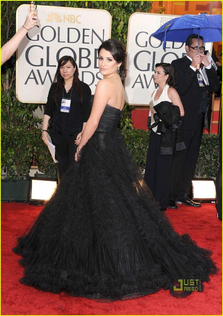 2010 Golden Globe Logo - Lea Michele - Golden Globes 2010 Red Carpet: Photo 2409102 | 2010 ...