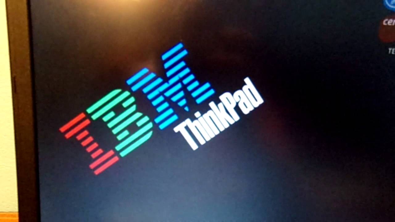IBM ThinkPad Logo - IBM THINKPAD T43 COMPUTER - YouTube