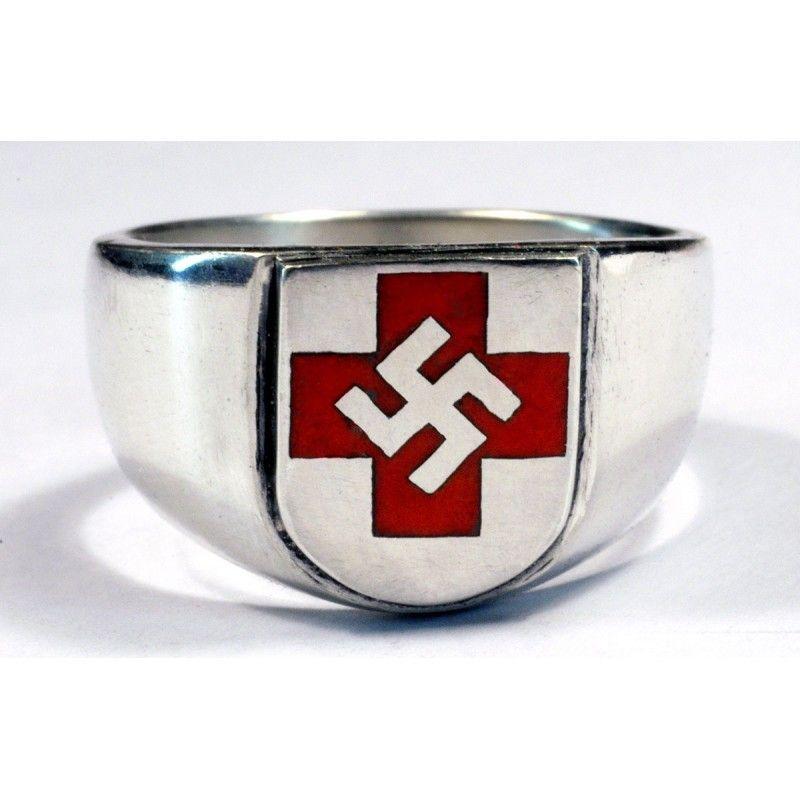 Red Cross Ring Logo - WW II German Red Cross ring for sale