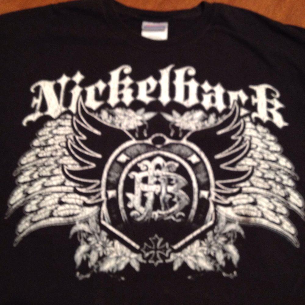 Nickelback Logo - NICKELBACK T- SHIRT LOGO BLACK Size XL Extra Large Concert Tshirt ...